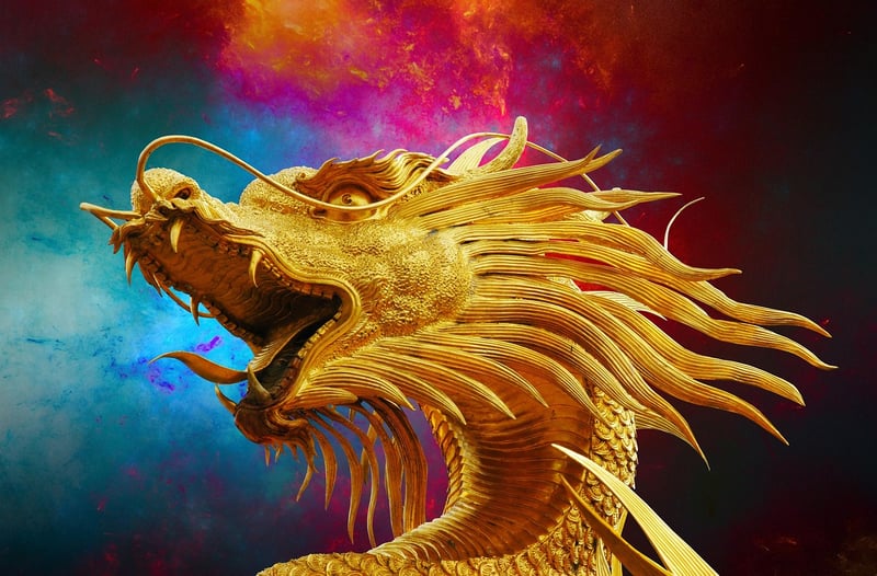 Majestic dragon-inspired gardens